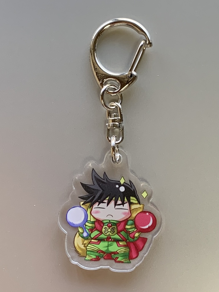 ポップわんこアクリルキーホルダー (メドローアじゃなくてマラカス)