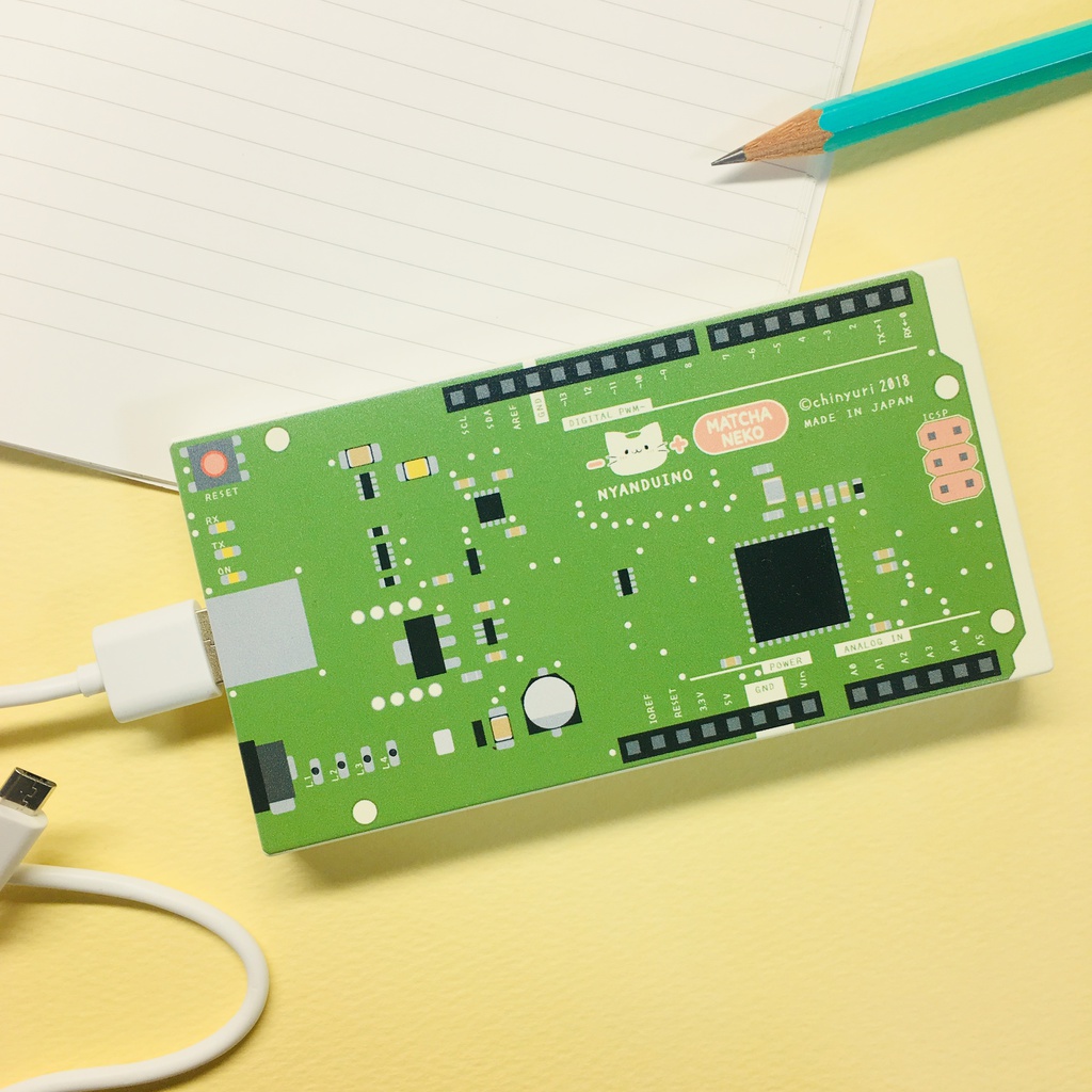 まっちゃねこ。モバイルバッテリー【にゃんでぃーの】