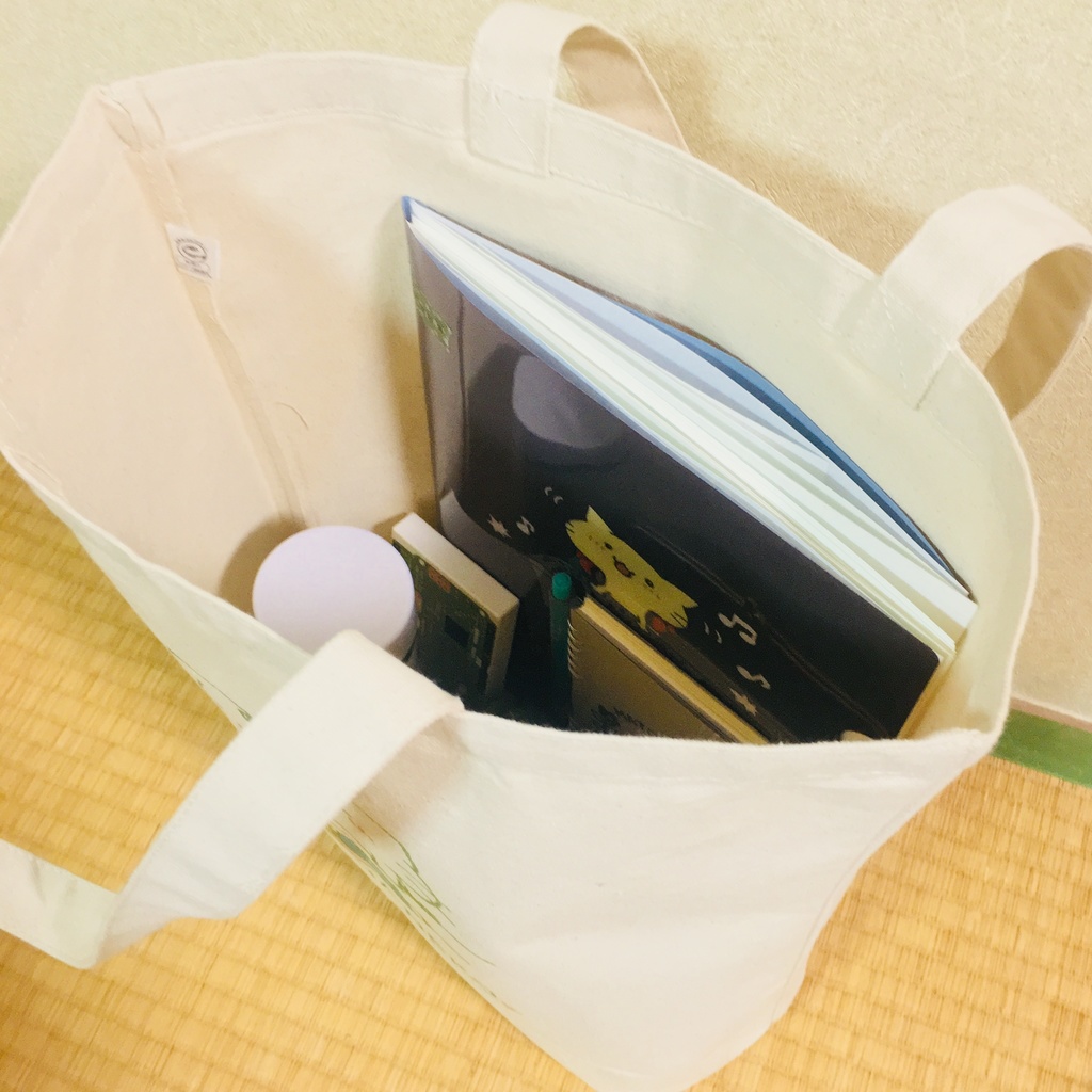 まっちゃねこ。トートバック【Lチカ】