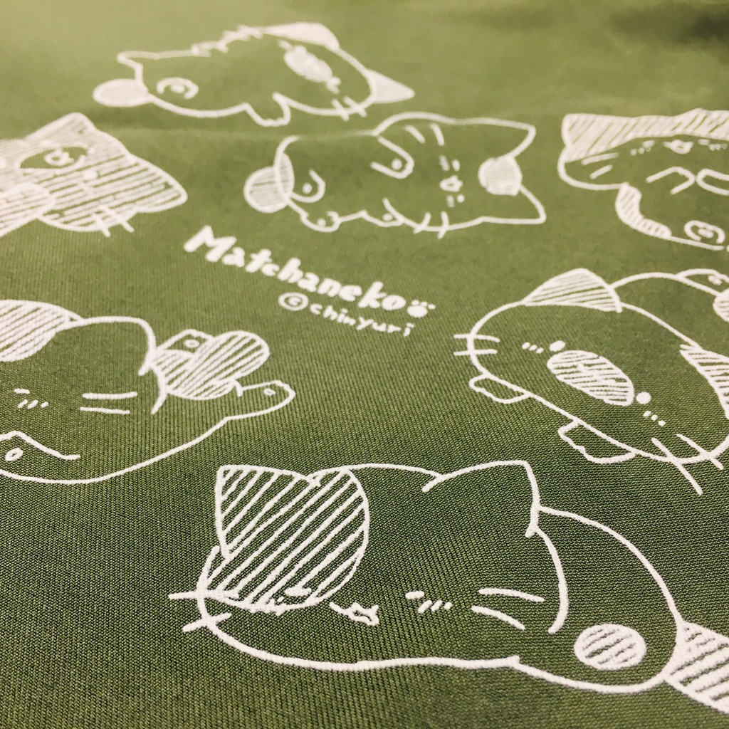 まっちゃねこ。折りたたみエコバッグ