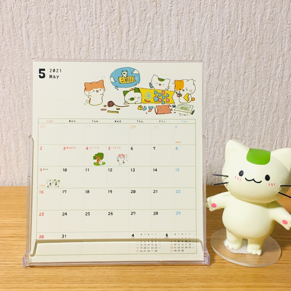 まっちゃねこ。2021年卓上カレンダー