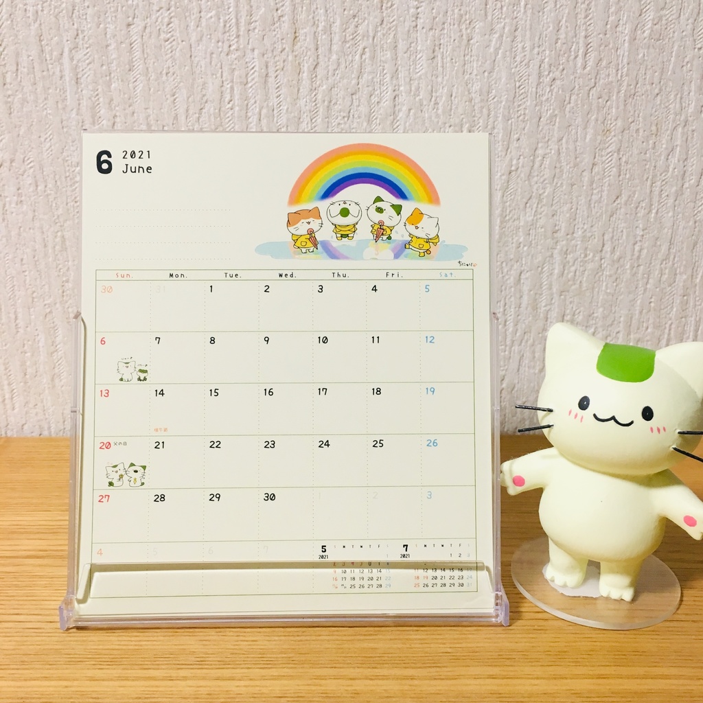 まっちゃねこ。2021年卓上カレンダー