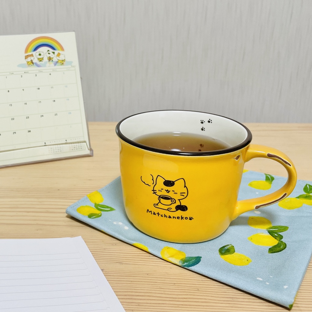 まっちゃねこ。5周年記念マグカップ