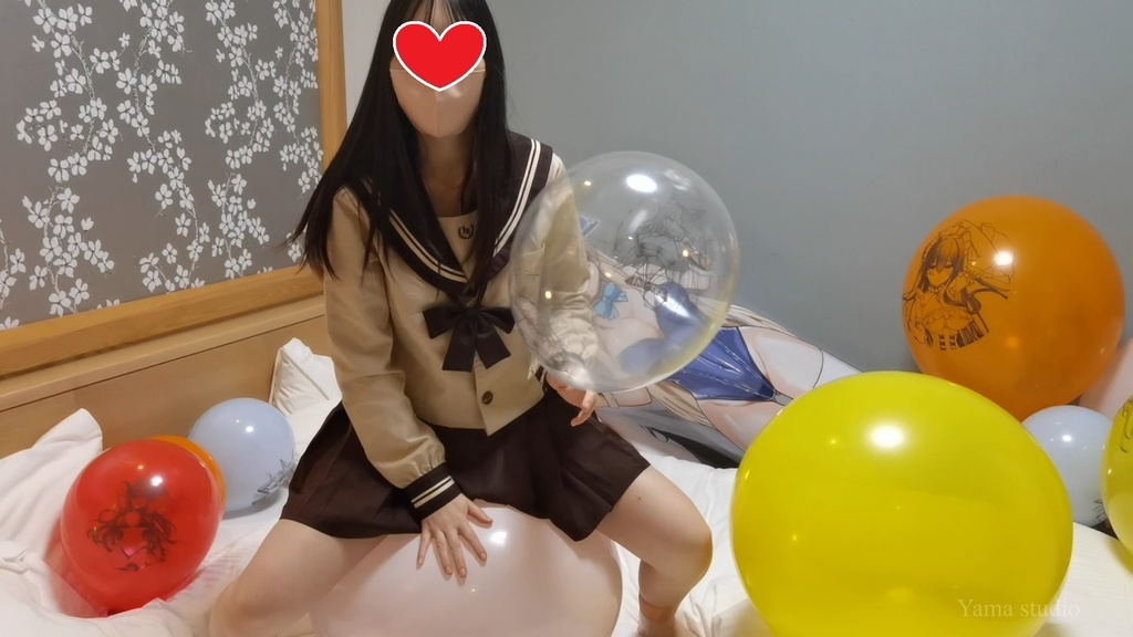 みいなちゃんのイラスト風船遊び&割り(修正版) Mina-chan's Anime balloon play & pop【revised】