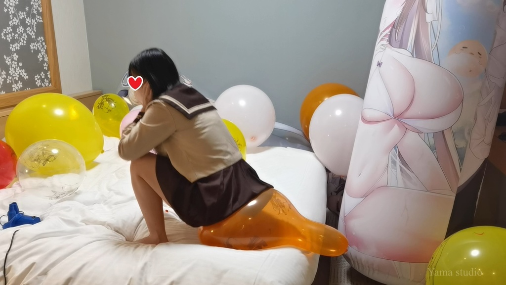 みいなちゃんのイラスト風船遊び&割り2 Mina-chan's Anime balloon play & pop2