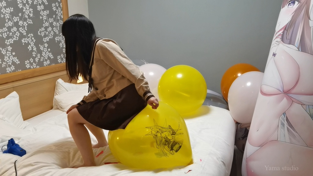 みいなちゃんのイラスト風船割り(修正版) Mina-chan's Anime balloon pop【revised】