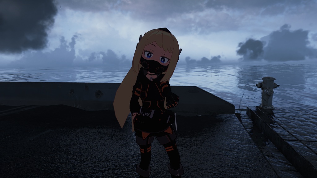 オリジナル3Dモデル「睡蓮乙式」VRC想定モデル