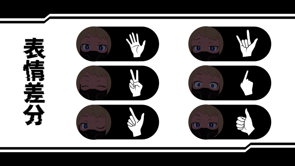 オリジナル3Dモデル「睡蓮乙式」VRC想定モデル