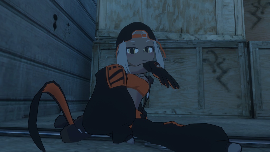 オリジナル3Dモデル「AZAMI」VRC想定モデル