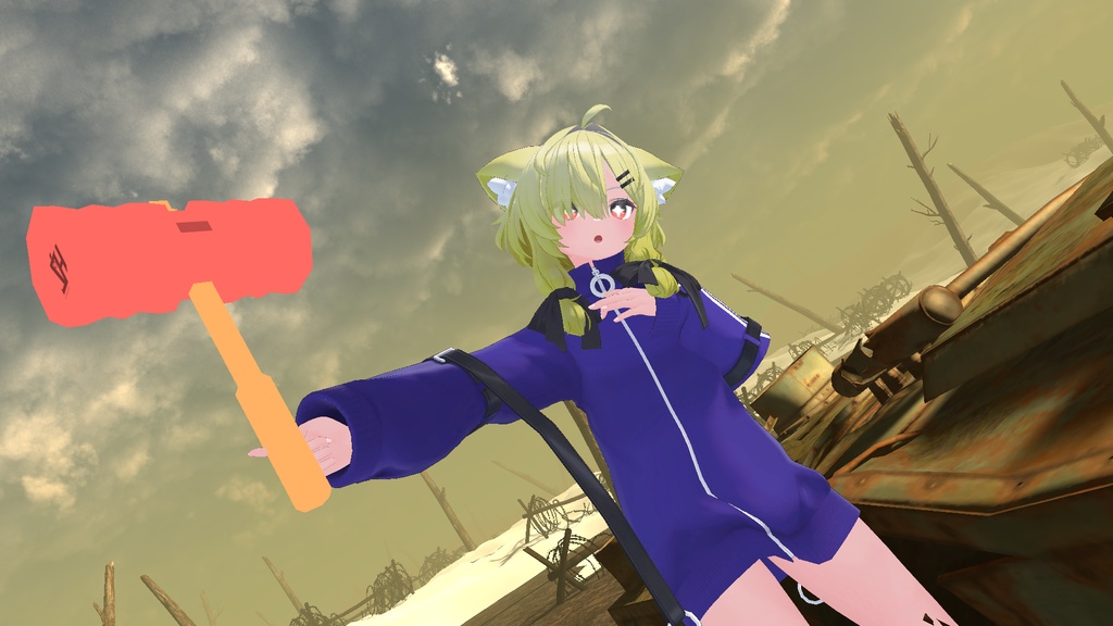 VRC叩いてかぶって「ハンマーとヘルメット」