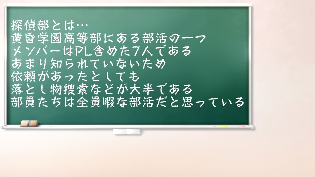 探偵部の事件簿-始動