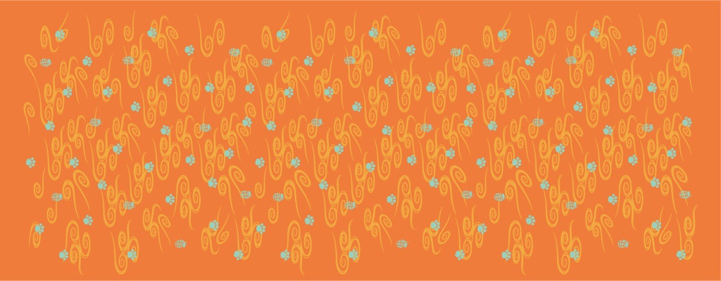 【再販】こたつのおすそ分け手ぬぐい（猫宮ひなた）