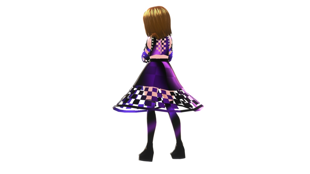 <応援価格>バーチャルアイドル暗黒系衣装(VRoidStudio用テクスチャ