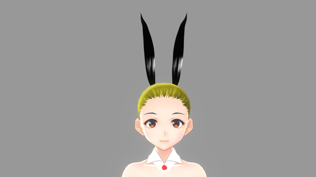 バニースーツ・耳のサンプル素体入り(VRoidStudio用)