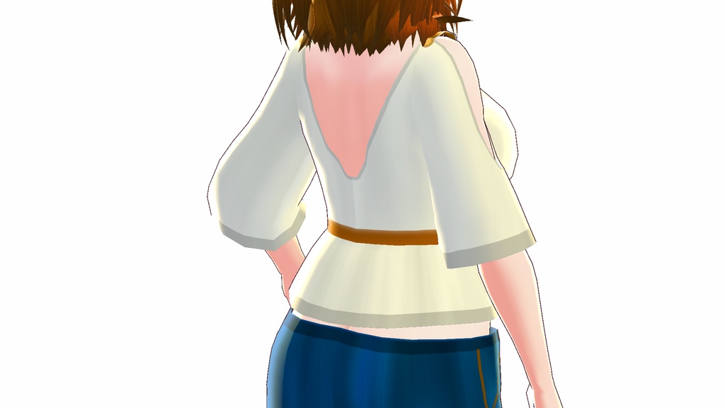 オフショルトップス(VRoidStudio用)