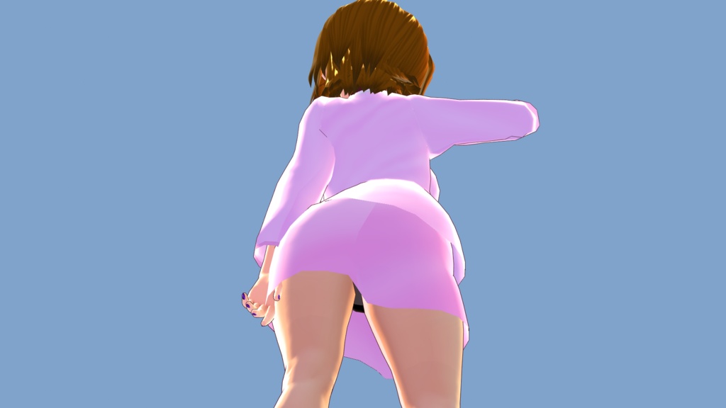 桜色タイト2Pスーツ(VRoidStudio用)