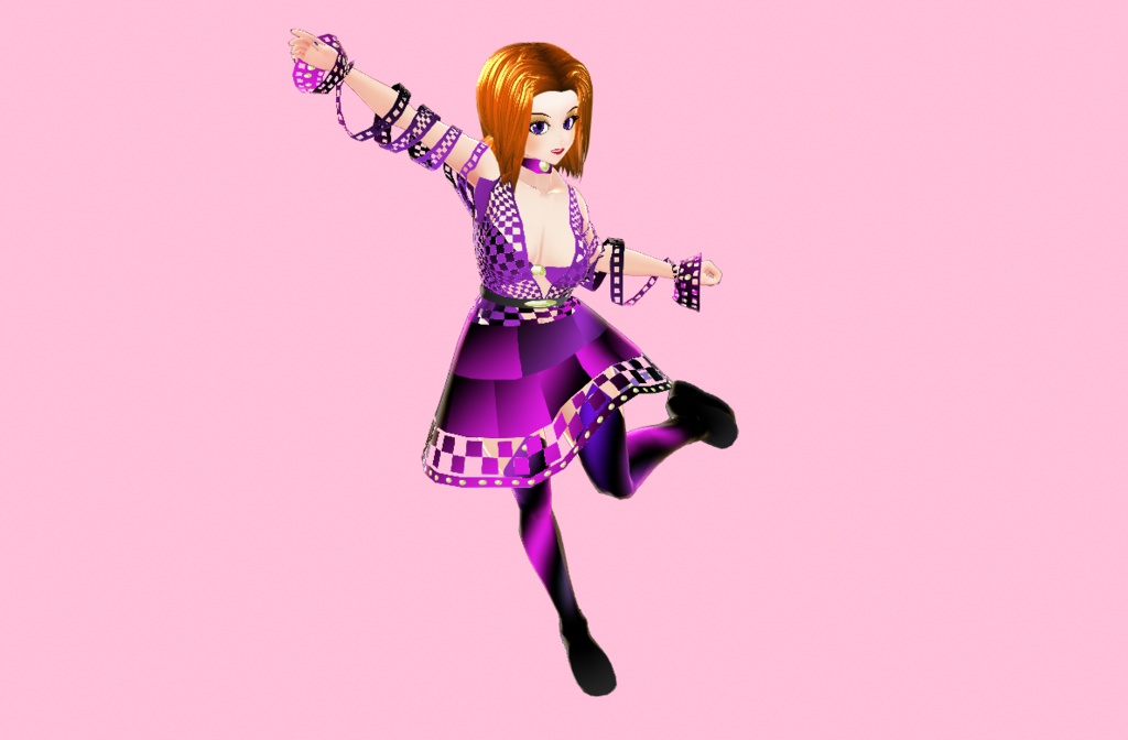 ＜応援価格＞バーチャルアイドル暗黒系衣装Ver2（VRoidStudio用）