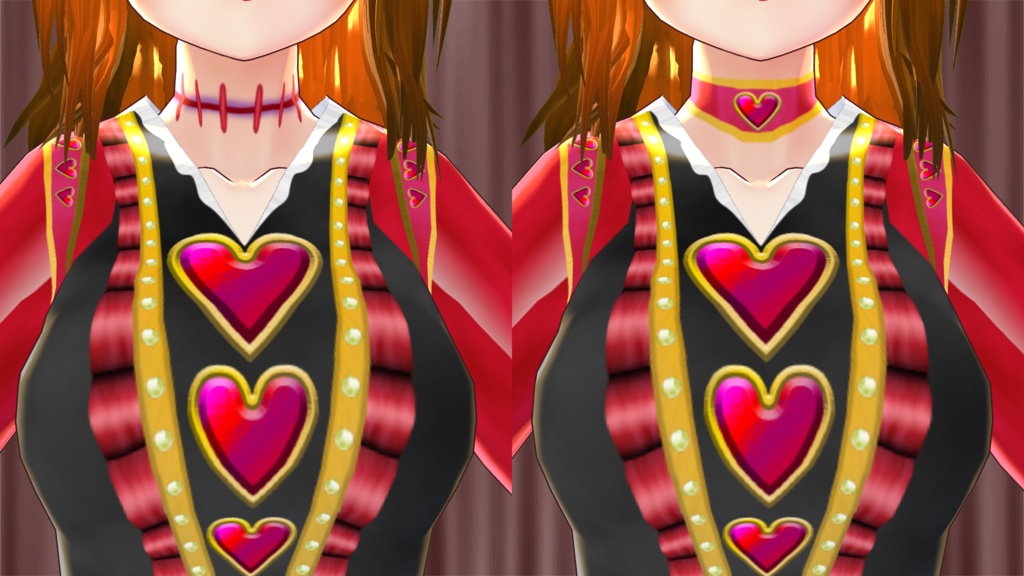 <応援価格>【ゴシックドレス】荘園よりハートを込めて(VRoidStudio用)