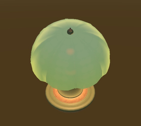 【VRChat想定】卓上ランプ【Bellerophonシリーズ】