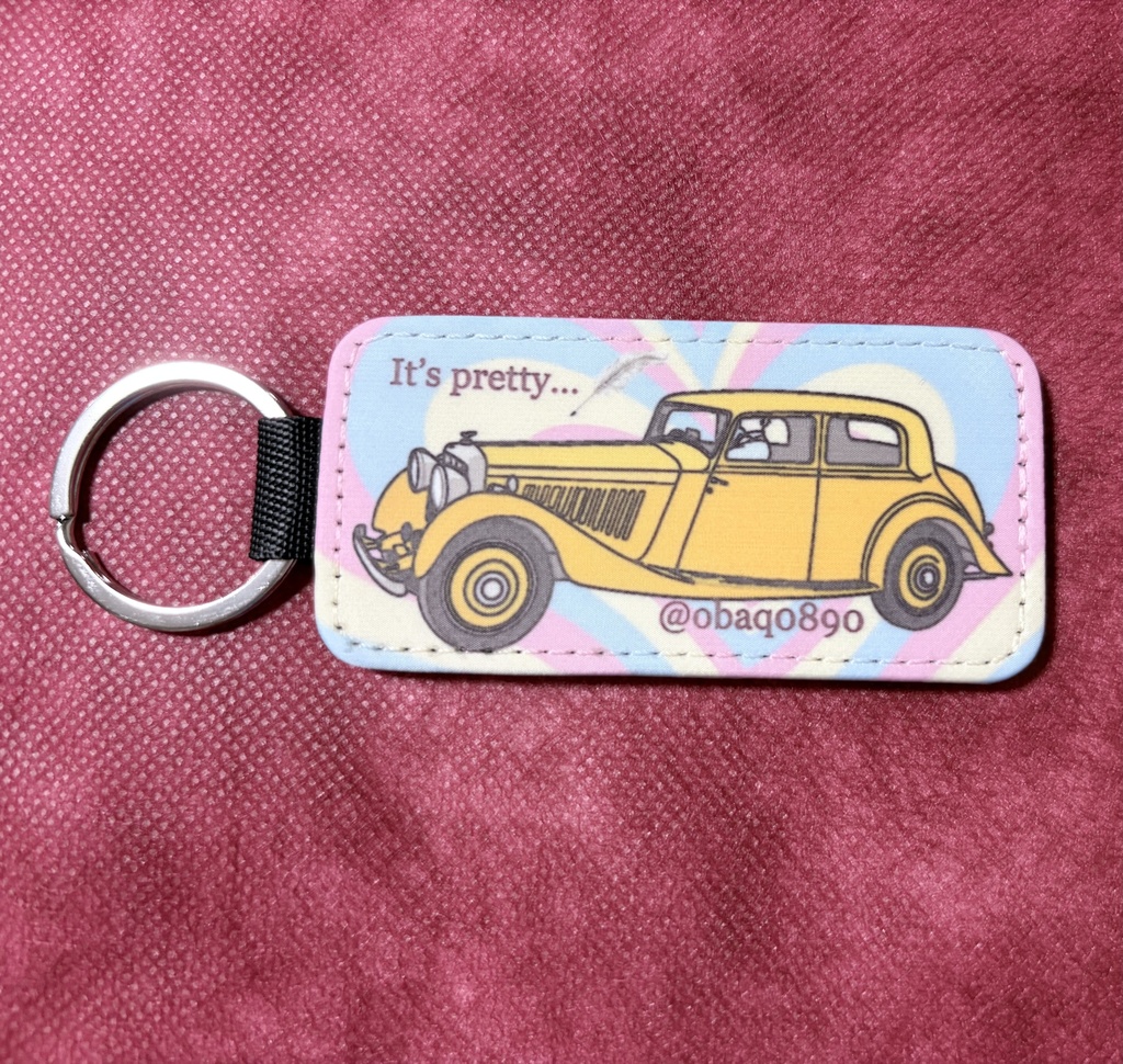 両面キーホルダー