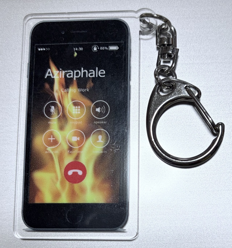 Crowley’s Mobile phone Keyring