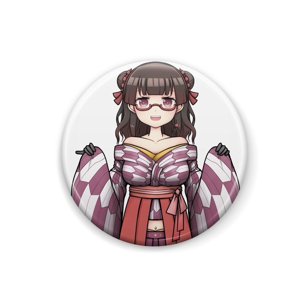 音沙花優華バッジ