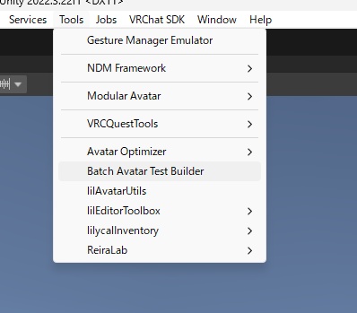 【VRChatツール】複数アバターテストビルドツール Batch Avatar Test Builder【Unity】