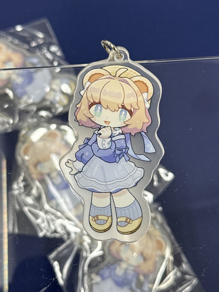 【VRCアバターファンメイド】こぐまのルウちゃんアクリルキーホルダー