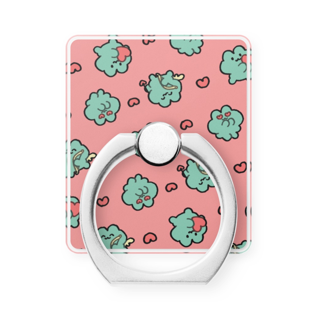 ぷかぷーのバレンタインスマホリング