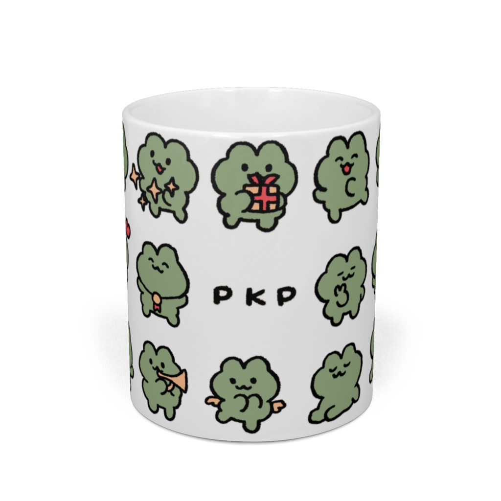 ぷかぷーだらけマグカップ