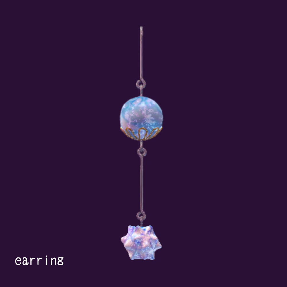 【VRChat想定】金平糖アクセサリーセット