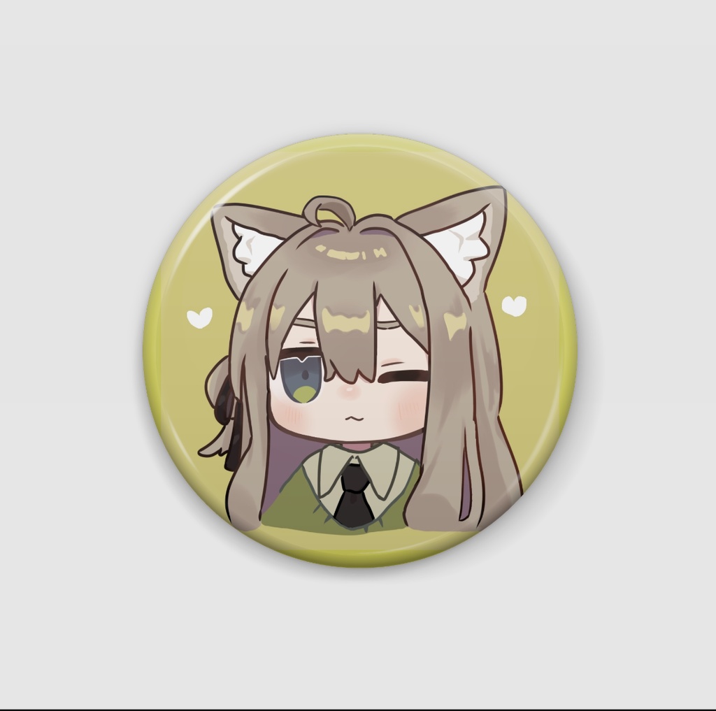 【二次創作グッズ】キプフェル&まめひなた缶バッジ・キプフェルアクリルスタンド