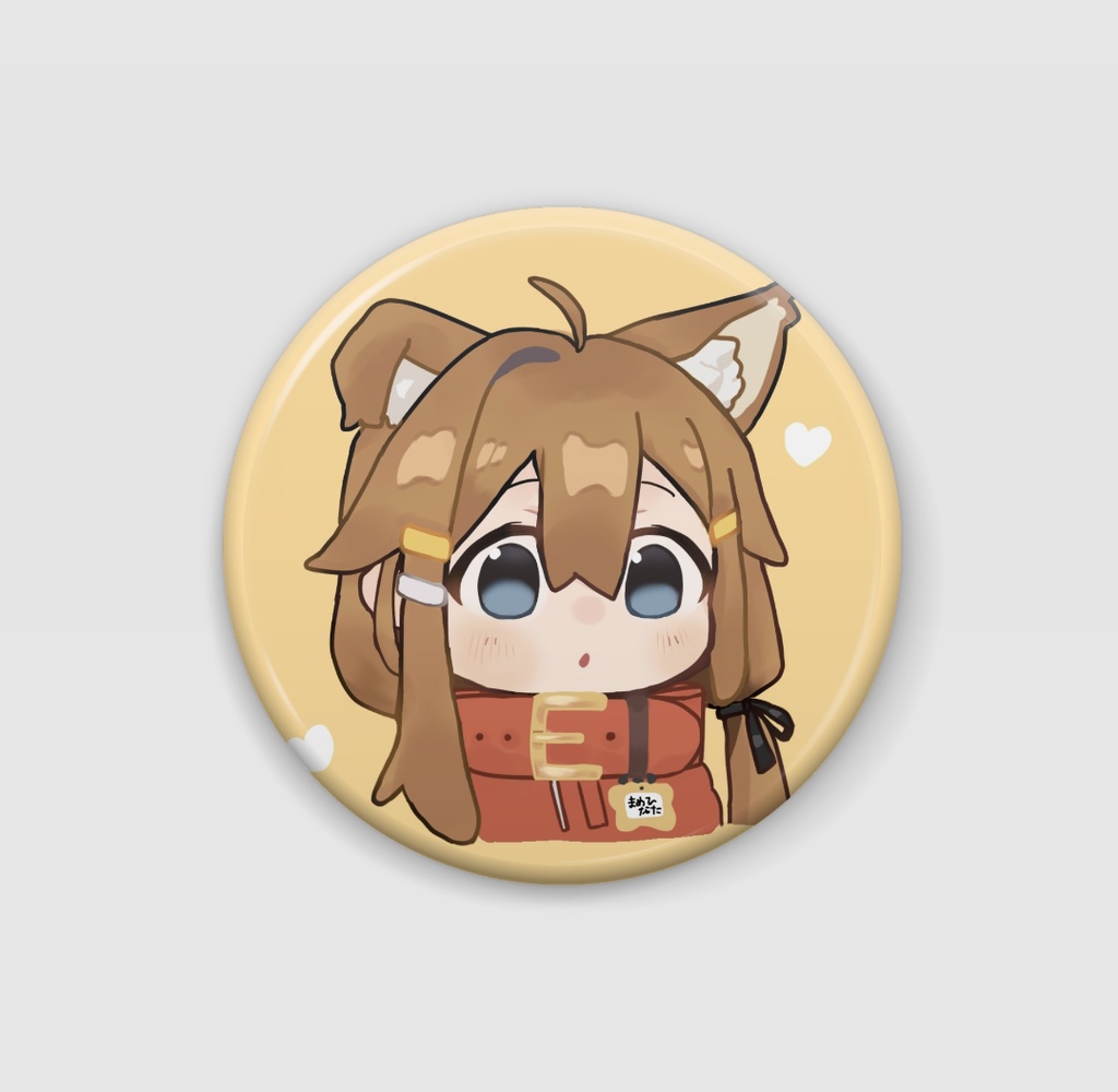 【二次創作グッズ】キプフェル&まめひなた缶バッジ・キプフェルアクリルスタンド