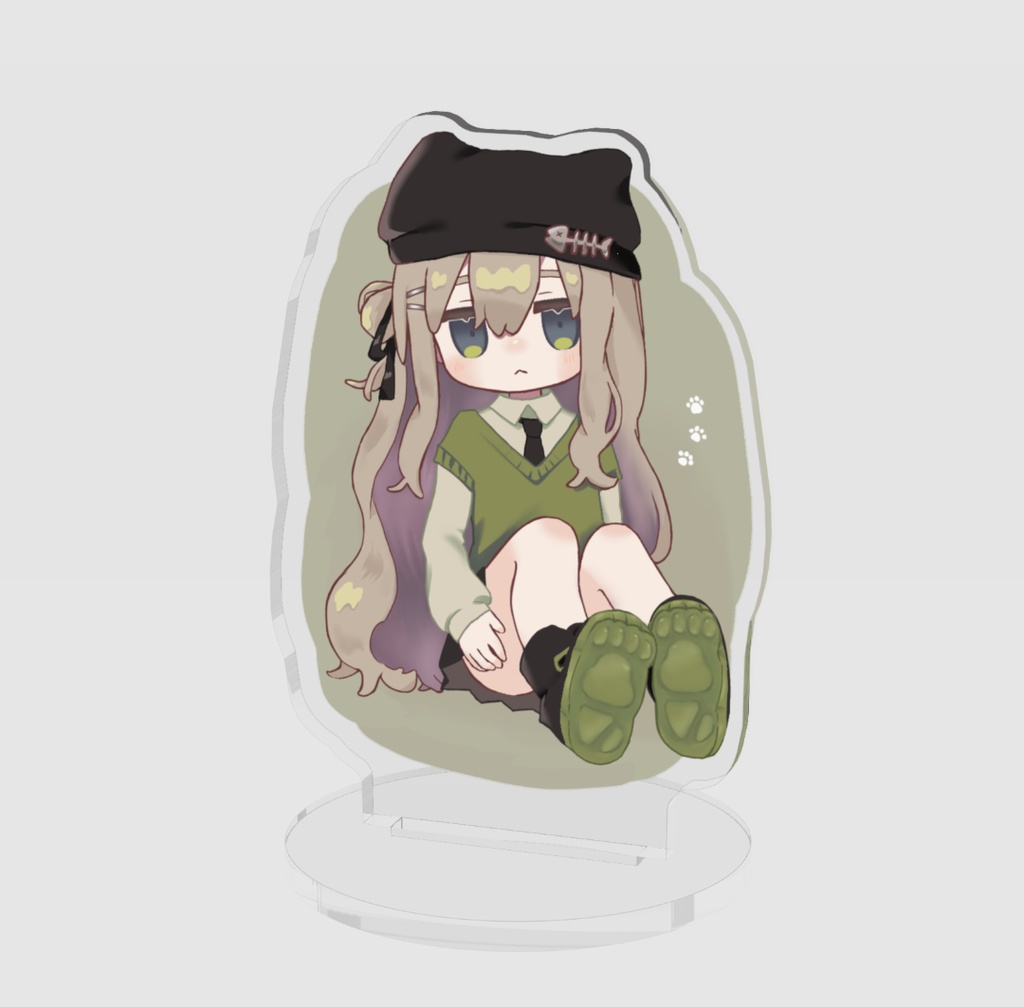 【二次創作グッズ】キプフェル&まめひなた缶バッジ・キプフェルアクリルスタンド