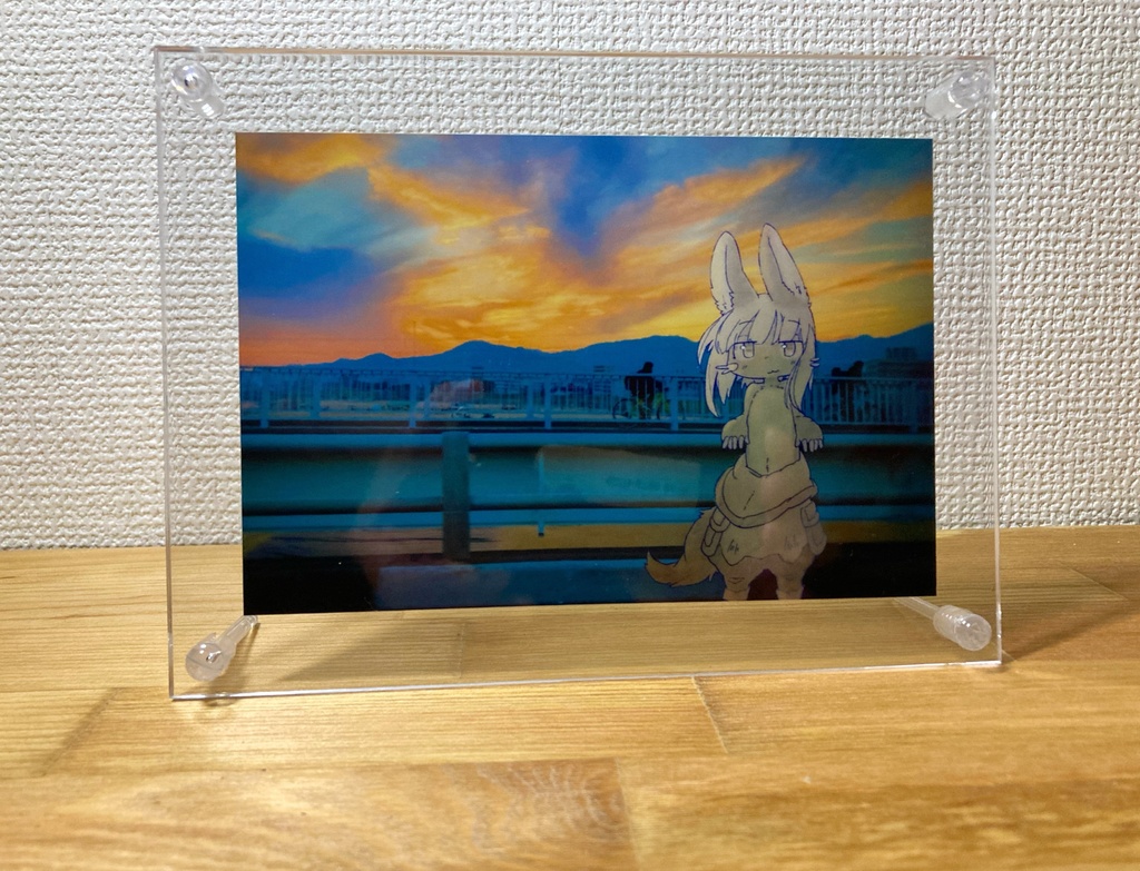 夕日にたたずーむナナチフォトフレーム 与太郎はナナチに触れて死ぬ Booth 夕日にたたずーむナナチフォトフレーム 与太郎はナナチに触れて死ぬ Booth