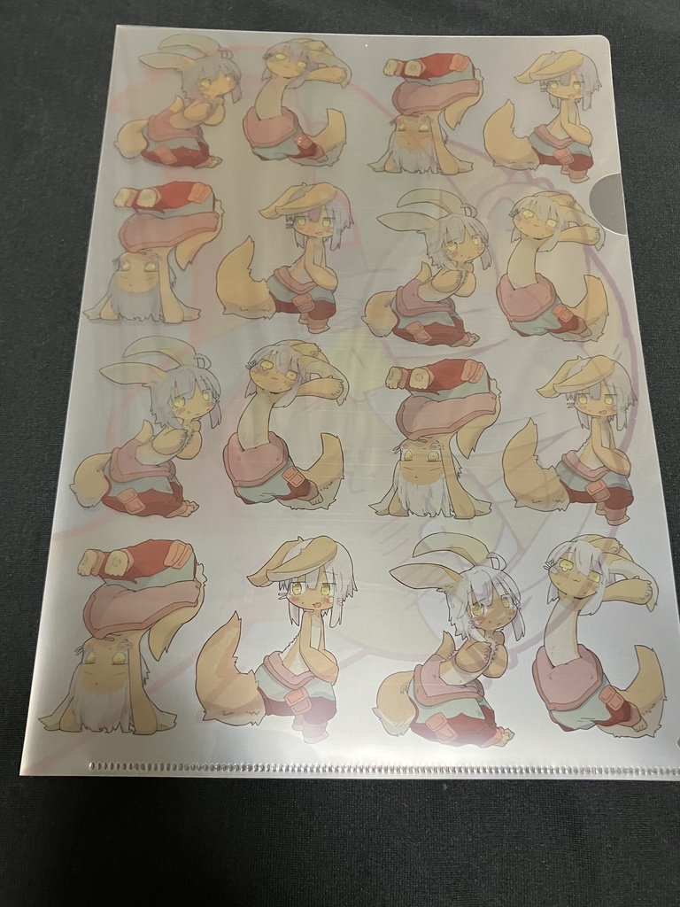 ナナチの透け透けA4クリアファイル