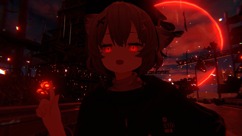 【アッシュ】デビルアイテクスチャ