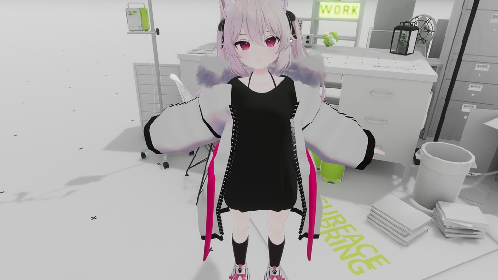 【人型アバター向け】だぼっとジャケット