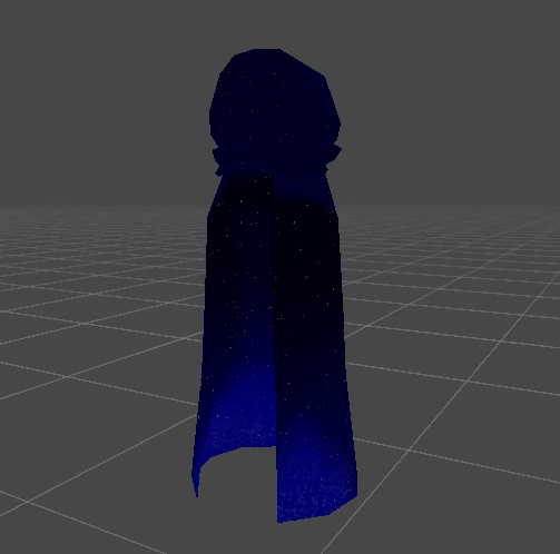 【人型アバター向け】夜空のローブ