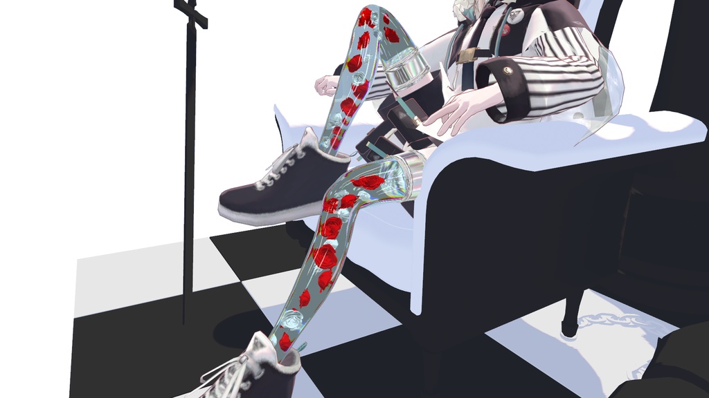 【+Head専用】ガラスの義足