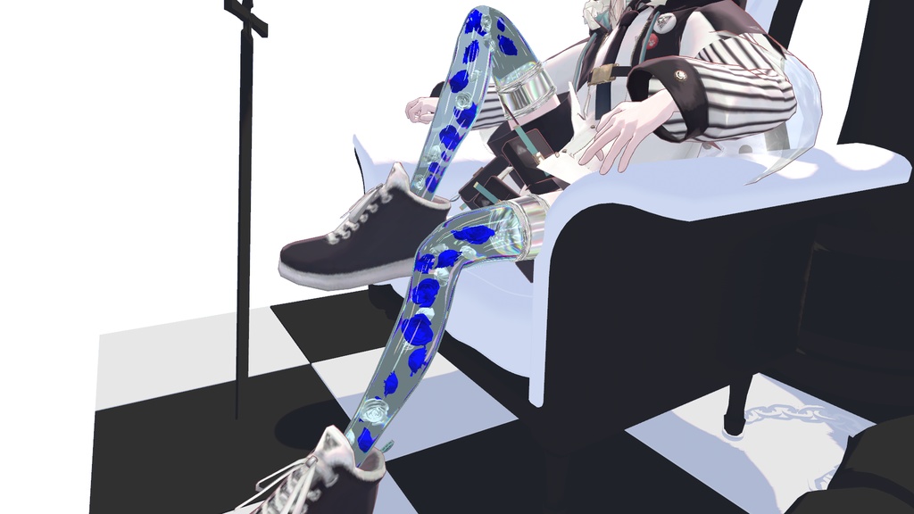 【+Head専用】ガラスの義足