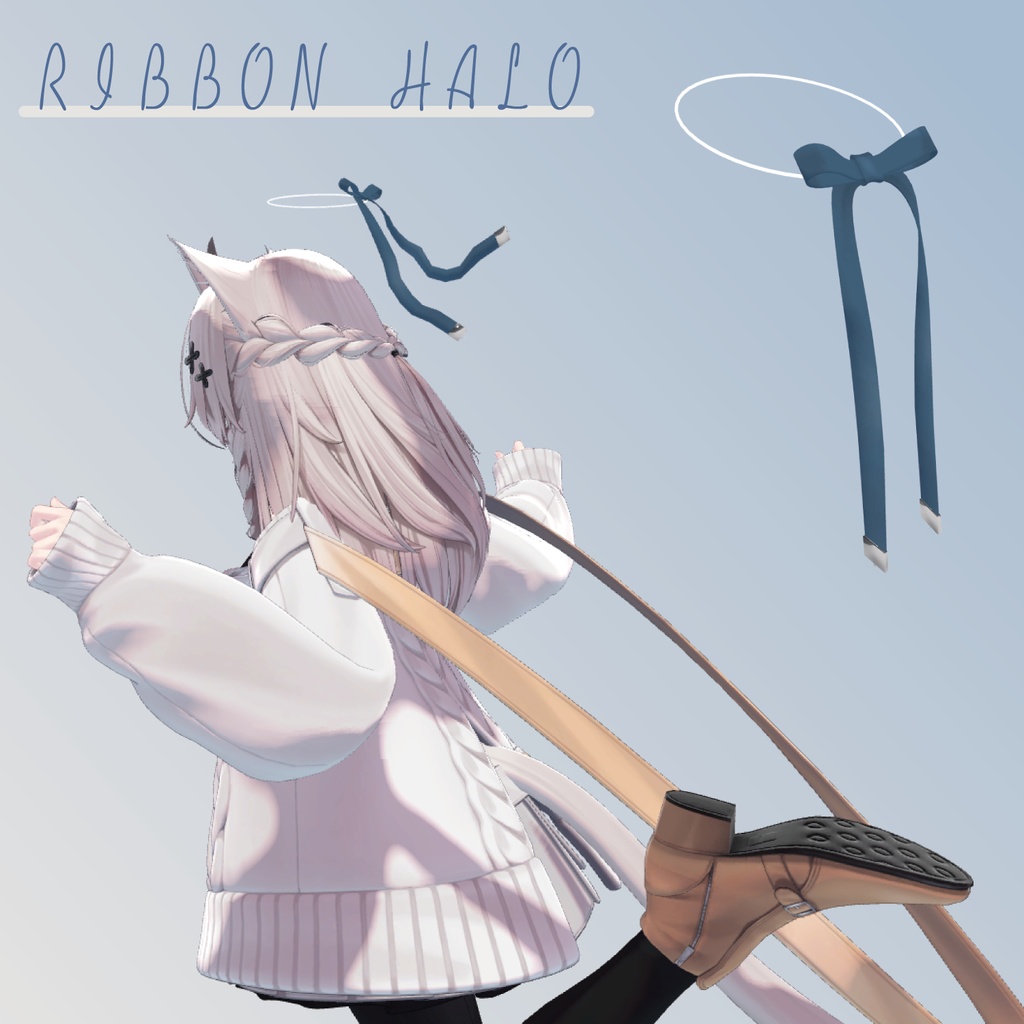 【VRChat】ribbon halo