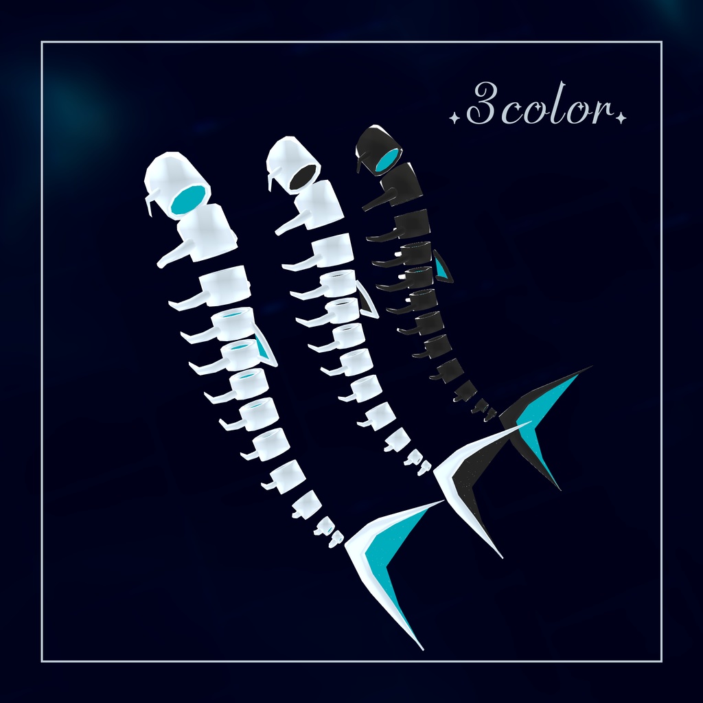 【ルルネ専用】鮫骨尾 -Bone Marrow Fin-