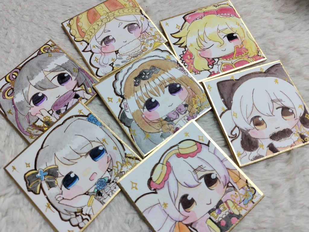 【オーダー(豆色紙)】アナログイラスト