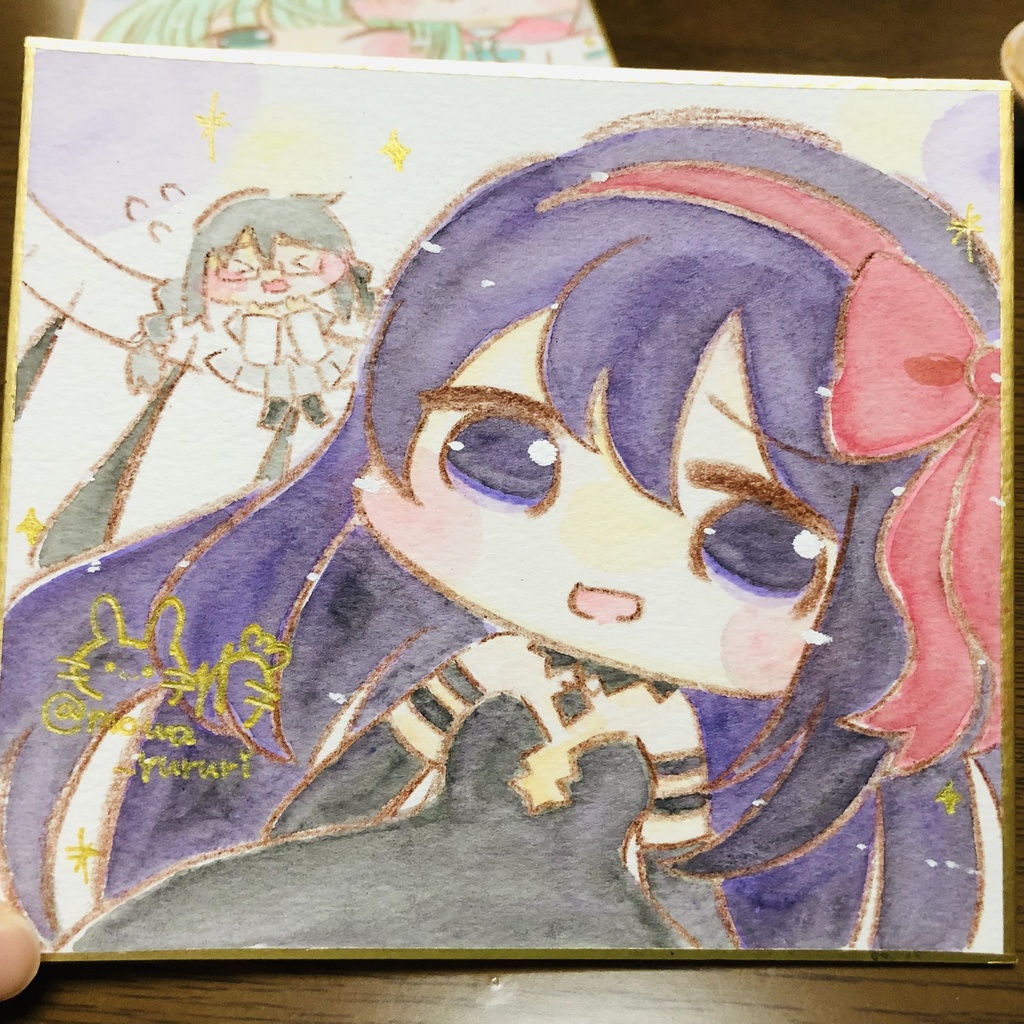 【オーダー(ミニ色紙)】アナログイラスト