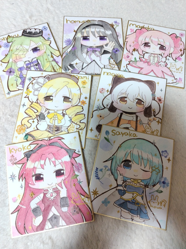 【オーダー（ミニ色紙）】アナログイラスト