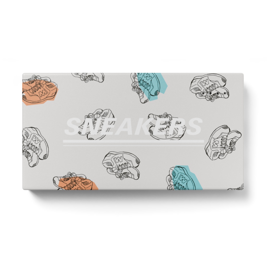 スニーカー モバイルバッテリー