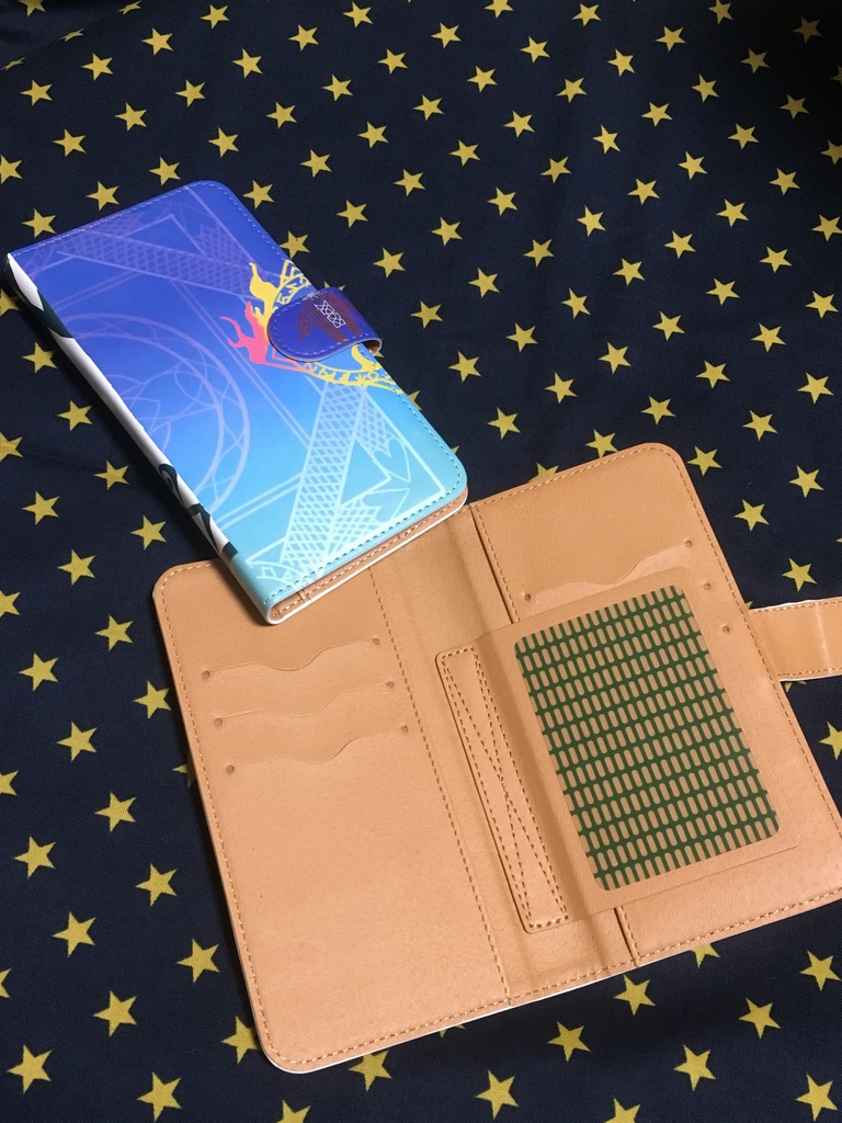 手帳型スマホカバーverキャスター