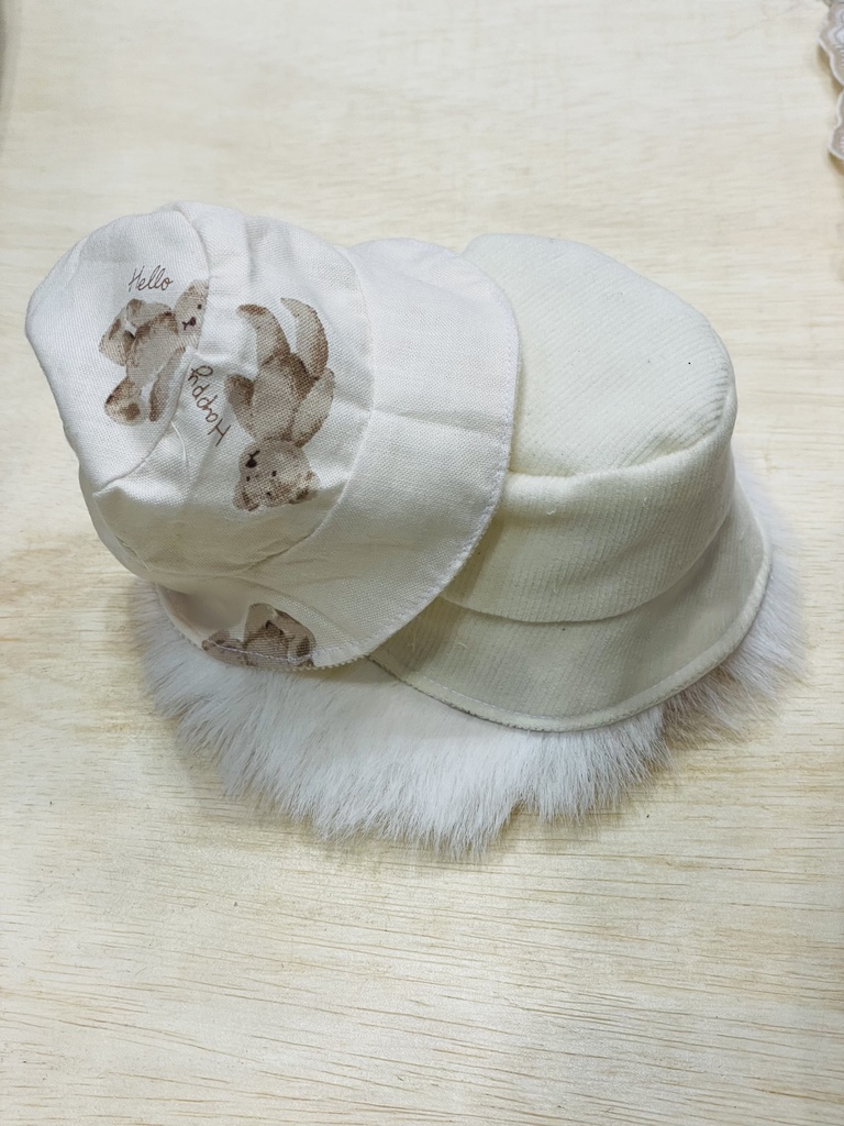 コーデュロイくまちゃんバケットハット