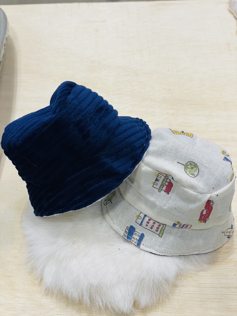 コーデュロイバケットハット